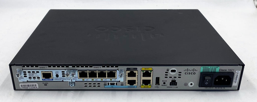 Cisco 1921 Integrated Services Router CISCO1921/K9 V05 – Buffalo