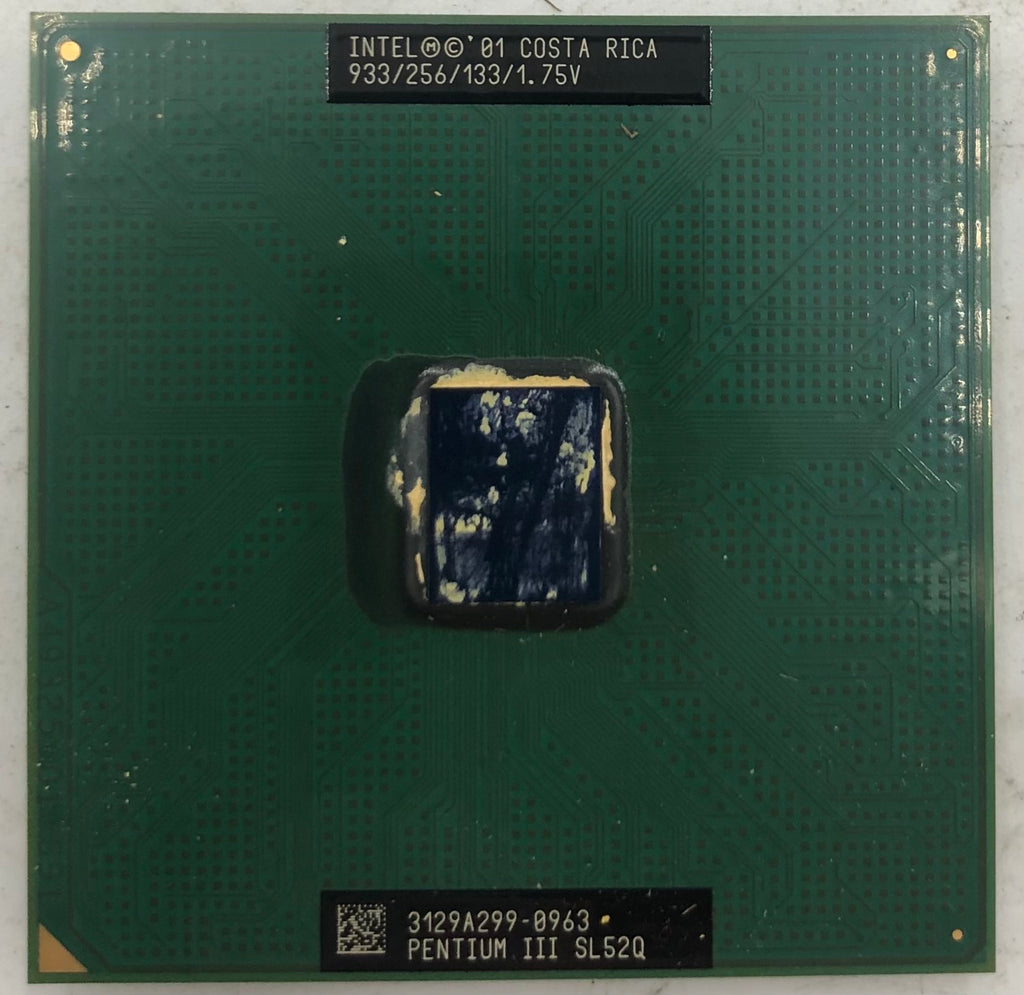 Intel Pentium III 933 MHz Desktop CPU Processor- SL52Q – Buffalo