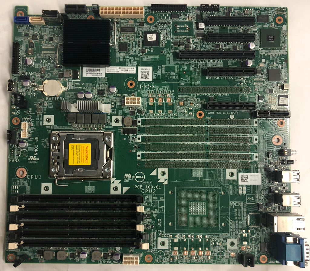 Dell PowerEdge T320 Server Motherboard- W7H8C – Buffalo Computer Parts