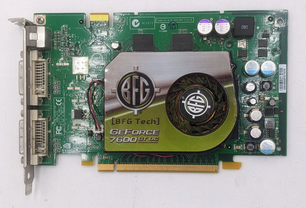 BFG GeForce 7600 GT 256MB PCI E Graphics Card BFGR76256GTOCE