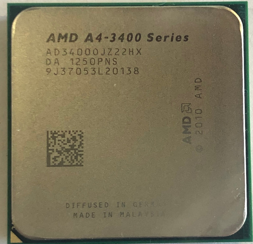 AMD A4 Series A4 3400 Desktop CPU Processor AD3400OJZ22HX