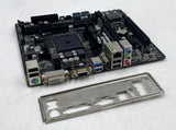 ASRock FM2A68M-HD+ Desktop MicroATX Motherboard, Socket FM2+