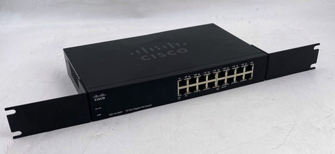 Cisco SG110-16HP 16-Port Gigabit PoE Unmanaged Switch