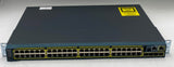 Cisco Catalyst WS-C2960S-48TS-L Switch, 48-Port Gigabit Ethernet, 4 SFP Uplinks