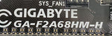 Gigabyte GA-F2A68HM-H Motherboard, Socket FM2+