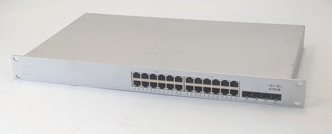 Cisco Meraki MS220 24-Port Cloud Managed Switch (Unclaimed)- MS220-24P-HW