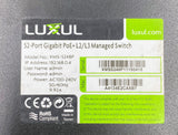 Luxul 52-Port Gigabit PoE+ L2/L3 Managed Switch XMS-5248P