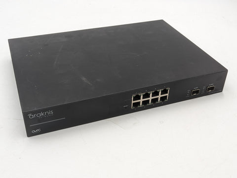 Araknis 8-port Network Switch- AN-210-SW-F-8-POE