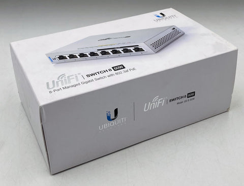 Ubiquiti UniFi 8-Port Managed Gigabit Switch- US-8-60W