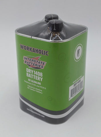 Interstate Batteries Workaholic DRY1408 6V Alkaline Lantern Battery (24 Pack)