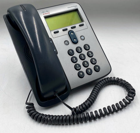 Cisco IP Phone CP-7911G, Single-Line VoIP Phone, Monochrome Display