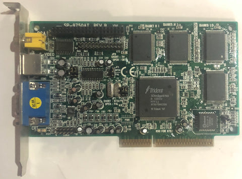 Trident SP-9750AT 4MB AGP Graphics Card