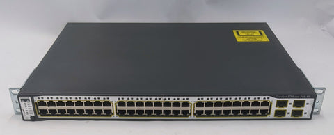 Cisco Catalyst 3750 Series 48-Port PoE Managed Switch- WS-C3750-48PS-E –  Buffalo Computer Parts