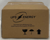 UPS Energy UE12-12HR (T2) 12V/12A SLA Rechargeable UPS Battery Pack