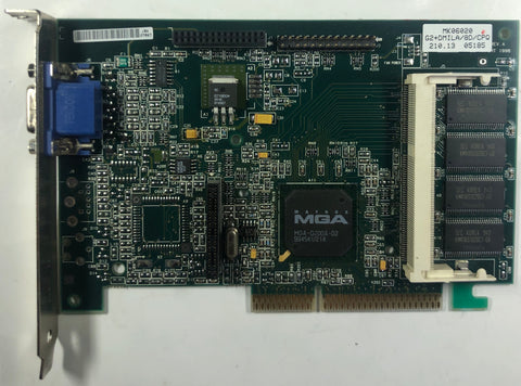 Matrox G2+DMILA/8D/CPQ 8MB AGP Graphics Card