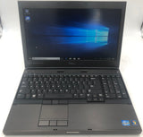 Dell Precision M4600 Laptop- 256GB SSD, 24GB RAM, Intel i7-2760QM, Windows 10 Pro