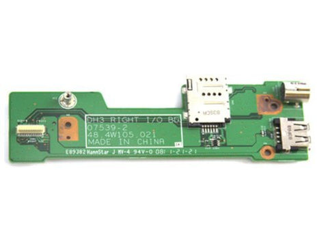 Dell XPS M1530 USB Port S-Video Panel card 48.4W105.021 75392