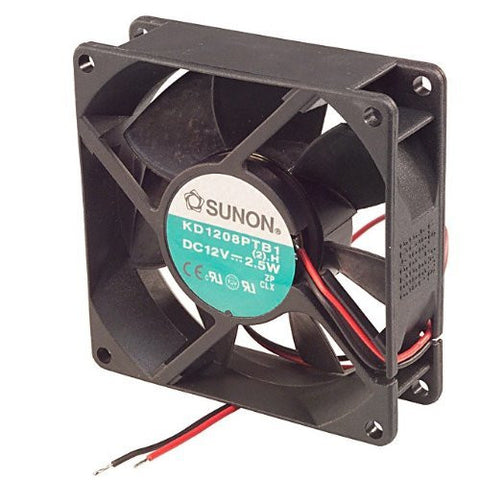 SUNON Fan KD1208PTB1-6 (OC) DC12V 2.6W, 2-WIRE, 80x25mm