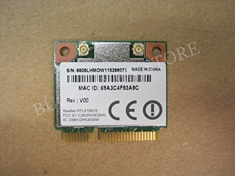 Toshiba Satellite L755-S5246 wireless card RTL8188CE PA3839U-1MPC