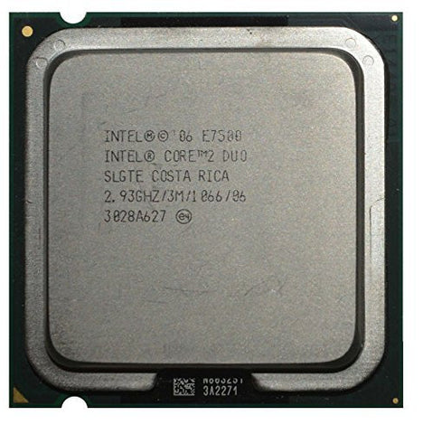 Intel Core 2 Duo E7500 2.93GHz 3MB CPU Processor LGA775 SLB9Z SLGTE