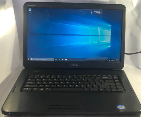 Dell sale Inspiron Laptop black 500 GB Intel core i3 2350M Windows 10 pro