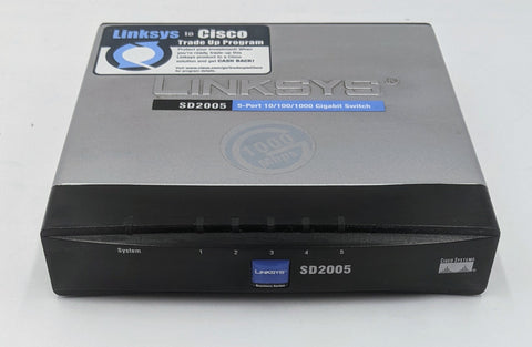 Linksys SD2005 ver2.2 5-Port Gigabit Ethernet Switch