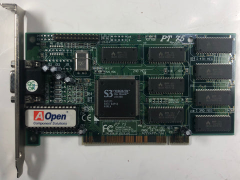 AOpen PT75 S3 Virge/DX 4MB PCI Graphics Card- 91.AC819.114