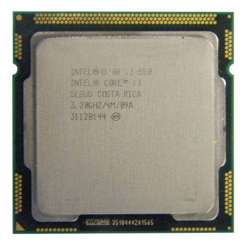 Intel Core i3-550 SLBUD Desktop CPU Processor LGA 1156 3.2GHz 4M 2.5 GT/s