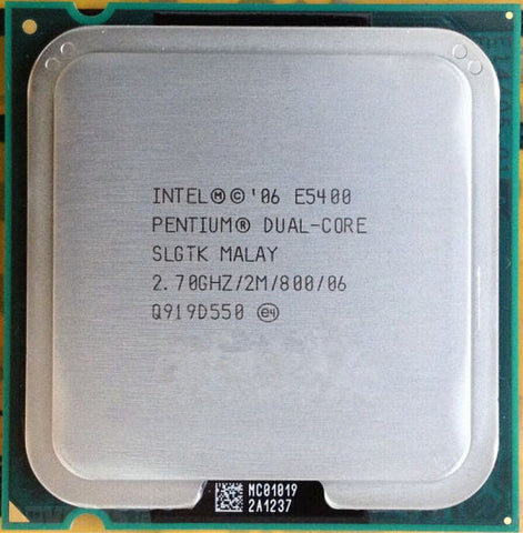 Intel Pentium Dual Core E5400 2.70GHz 800MHz FSB 2Mb Cache LGA 775 SLGTK