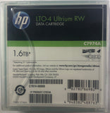 HP C7974A LTO-4 Ultrium RW 1.6TB Data Cartridge- C7974-60000