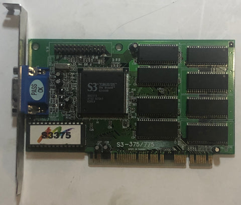 APAC S3 Virge/DX S3-375/775 4MB PCI Graphics Card