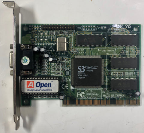 AOpen NTV1APV-75A 2MB PCI Graphics Card- 91.AC819.113