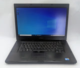 Dell Latitude E6510 Laptop- 250GB HDD, 4GB RAM, Intel i5 CPU, Windows 10 Pro