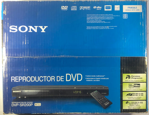 Sony DVP-SR200P DVD/CD Player – Buffalo Computer Parts