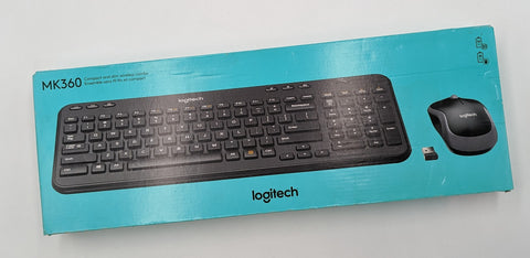 Logitech MK360 Wireless Keyboard and Mouse Combo