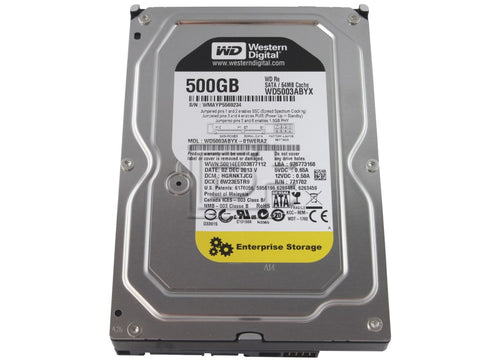 Western Digital 500GB Hard Drive- WD5003ABYX